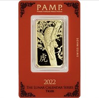 1 oz Gold Bar - PAMP Suisse - Lunar Year...