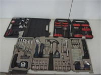 3 TOOL KITS-1 IS CRAFTSMAN DRILL BIT KIT,1 FORGED+