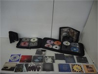 ASST. CDS W/CASES-SOME COVERS & EMPTY SLOTS/CASE
