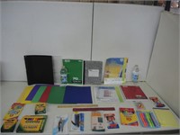 SCHOOL SUPPLIES-PENCILS,FOLDERS & MORE