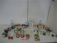 GLADE CANDLES,AIRWICK PLUG-INS,CANDLES & MORE