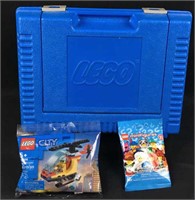 Plastic Lego Case With Two Small Lego Sets