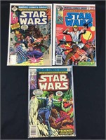 (3) 1977 Vintage 35 Cent Star Wars Comics