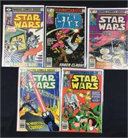 (5) 1979 Vintage 40 Cent Star Wars Comics