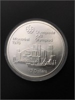 1.45oz Silver Canada Olympics $10, Montreal