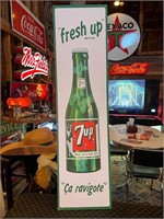 5ft x 16” Fresh up 7-Up Sign