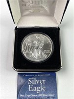 2011 American Silver Eagle 1oz .999, BU, Boxed