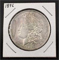 1896 Morgan Silver Dollar, U.S. $1 Coin