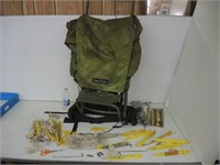 CAMPING BACKPACK,STRING & STAKES