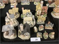 Collection Of Enesco David Winter Cottages.
