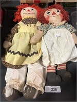 Original Raggedy Ann Dolls.