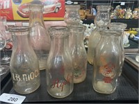 Early Dairy Bottles.