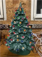 Lighted Ceramic Christmas Tree.