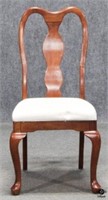 Queen Anne Chair w/ Upholstered Seat