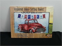new 12x16-in tempered glass cutting board