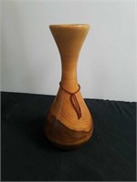 Aspen turned Vase by spinning Aspen 10 in tall