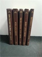 Group of quality leather-bound Louis L'Amour