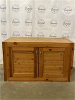 Heavy duty wooden shop cabinet