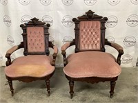 Beautiful 1880s Eastlake Chairs