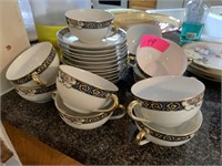 LOT OF NORITAKE COPLEY CHINA CUPS SAUCERS
