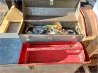 Vintage Craftsman tool box & contents