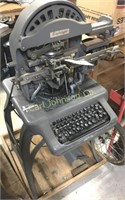 ANTIQUE GRAPHOTYPE MACHINE