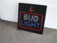 Bud Light Beer Sign, Vintage