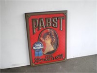 Pabst Blue Ribbon Beer Advertising Bar Sign