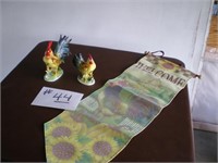Rooster Decor, Figurines, Banner