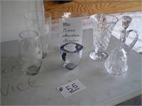 Crystal Glassware, Vases, Decanter
