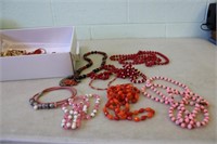 Red & Pink Necklaces