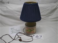 Heinz Jug Lamp with Blue Shade