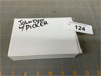 John Deere w/picker pocket knife & case