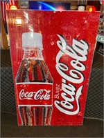 4ft x 31” Coca-Cola Plastic Sign