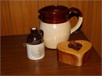 Pitcher, Vermont small jug & puzzle trinket box