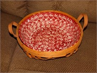 Workshops basket with casserole bowl