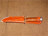 Bowie knife w/leather sheath - Germany