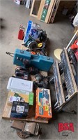 P/o  Misc Electrical Tools to Incl. B&D & Makita