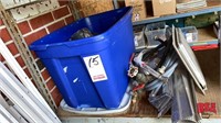 8 Containers & Misc Plumbing Supplies to Incl.