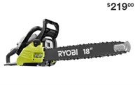 Ryobi RY3818 18 in. 38cc 2-Cycle Gas Chainsaw wit