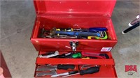 Sm. Red Toolbox w/ Contents to Incl. Screwdrivers,
