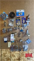 Misc. on Wall to Incl. Hay Wire, Door Hardware,