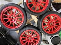 4 Evo Wheel Rims to Suit Evo 7, 8, 9 & 10