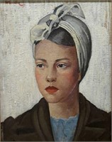 L. McConaha, portrait of a young woman
