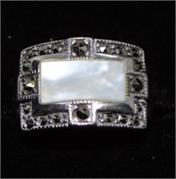 Sterling Silver Ring 6.83g Size 7