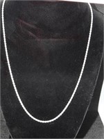 Sterling Silver Necklace 6.75g 19"
