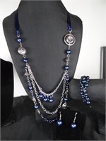 Blue Beaded Jewelry