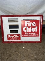Fire Chief Advertising Sign