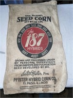 Pfister Hybrid Corn Co The 187 Hybrids Seed Sack