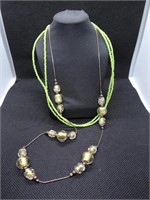 Sterling Silver Beaded Necklaces
